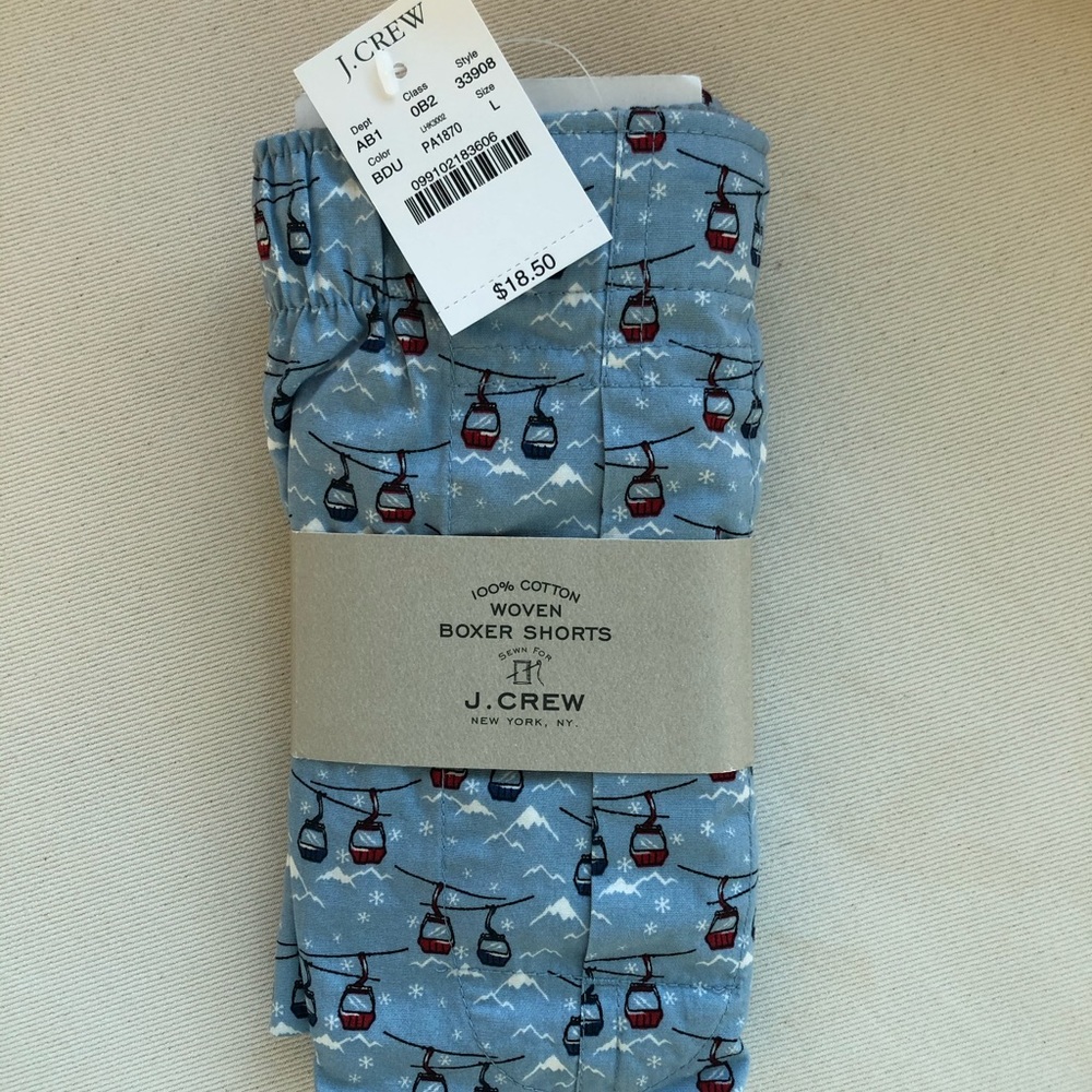 J. Crew boxers